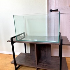 オールガラス60センチ水槽　専用水槽台セットの画像