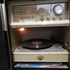 希少】Victor ステレオハイファイ 真空管ラジオ レコードプレイヤー FM