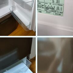 【日吉駅】中古 168L 2ドア冷蔵庫 パナソニック NR-B175W-T 2013年製 ブラウンの画像