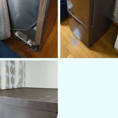 【日吉駅】中古 168L 2ドア冷蔵庫 パナソニック NR-B175W-T 2013年製 ブラウンの画像