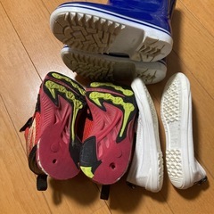 16cm 長靴 中古 運動靴 上靴 アンパンマン 子供靴 キッズ カーズ 車の画像