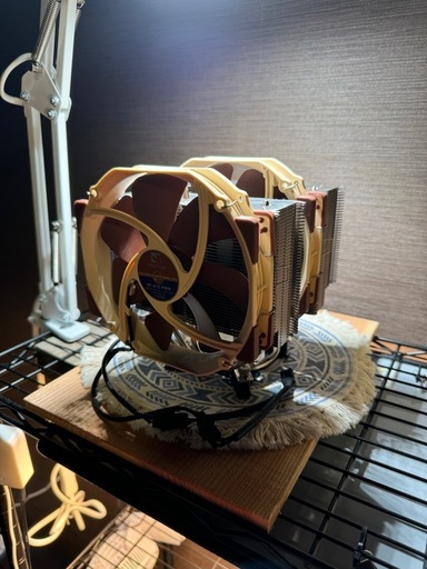 Noctua NH-D15, プレミアム CPUクーラー NF-A15 PWM 140mmファン付き ツインタワー (ブラウン)