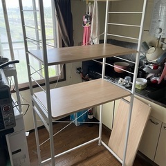 レンジ台　棚　キッチンラック