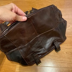 バッグ　ごげ茶色の画像