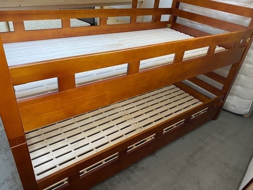 【愛品館 江戸川店 】木製 3段ベッド 