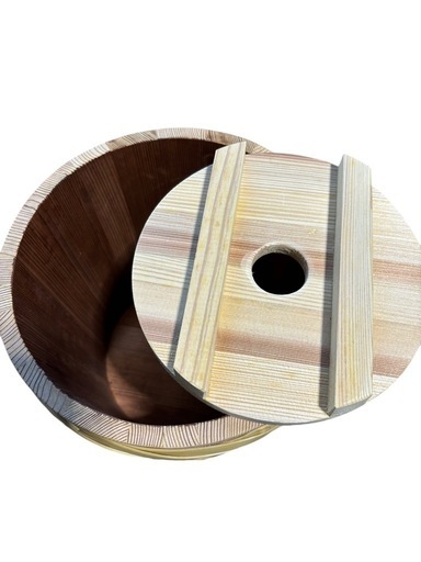 ︎高級品︎ 味噌桶（藤井製桶所製 味噌出来高6kg用） 吉野