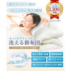 クイーンサイズ 洗える掛け布団の画像