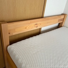 無印良品　ベッドの画像