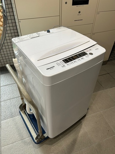 ハイセンス 4.5kg洗濯機　HE-K45E 2022年製