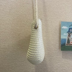 小さめ 編み込みショルダーバッグの画像