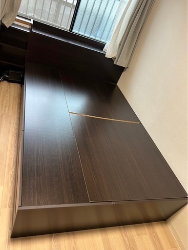 ダブルベッドフレーム　今日明日取りに来れる人1万円引