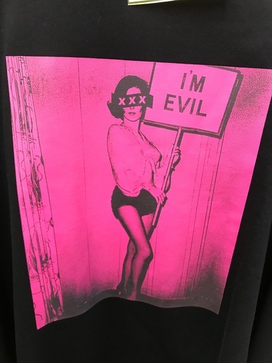 ☆ドリーム2号館☆★お値下げしました★GOD SELECTION XXX/I'm M EVIL 長袖Tシャツ/XL/BLK