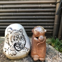 ガーデニングオーナメント　置物　オブジェ　お地蔵さんお坊さんの画像