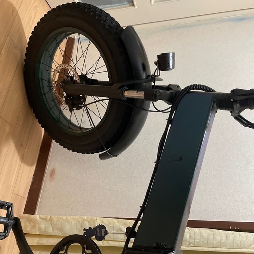 ジャンク品　電動自転車　モペット フル電動自転車 16インチ 折りたたみ フル電動 アクセル付き