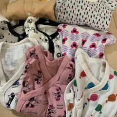 （9/5で処分します）肌着&ロンパース8着