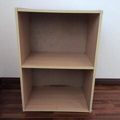 断捨離　中古　二段カラーボックス