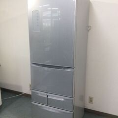 （11/3受渡済）JT9057【TOSHIBA/東芝 5ドア冷蔵庫】訳アリ品 2015年製 VEGETA GR-H43G-S 家電 キッチン 冷蔵冷凍庫 右開きドア 自動製氷 426L