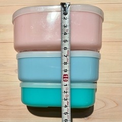 アリエルの３段タッパー　ディズニーの画像