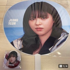 【TWICE ジョンヨン】うちわ/缶バッチ