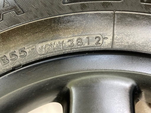 【格安】195/80R15 ハイエース用社外アルミ4本　スタッドレス