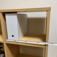 シンプルなウッドシェルフ（凹み有り） ［A］の画像