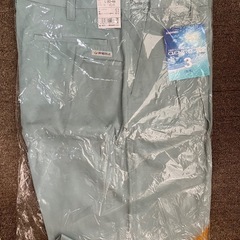 【新品】作業着　ズボン　Ｌ　モスグリーン　アジャスター付の画像