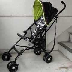 good baby  ベビーバギー　黄緑色の画像