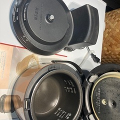 日立 炊飯とおひつが一緒に IH炊飯器 2合炊き RZ-TS202M ジャー おひつ御膳 打込鉄釜   綺麗の画像