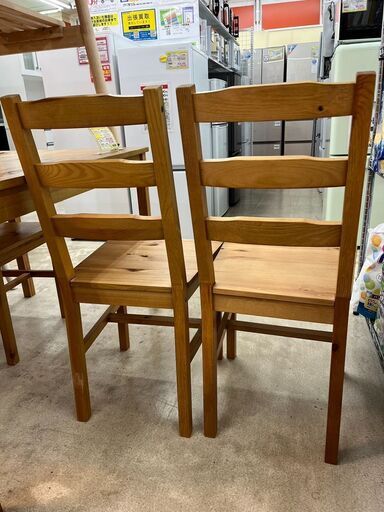 ?カントリーデザイン?5点ダイニングセット TWO-ONE STYLE?パイン材使用?1067