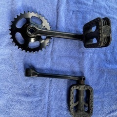 自転車フロントギアクランクの画像