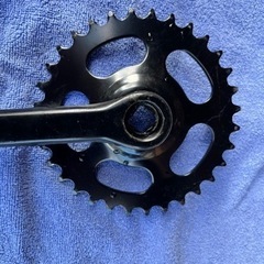 自転車フロントギアクランクの画像