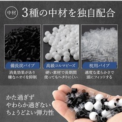 SEIDO ホテル仕様 ロング枕 パイプ 日本製 二人用 硬め へたらない 消臭効果 備長炭パイプ パイル生地 こだわりの高級枕 110cm (ナチュラル)の画像
