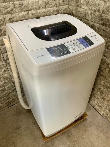大阪送料無料★3か月保証★洗濯機★日立★2016年★5㎏★NW-50A★S-232