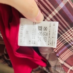 【31 sons de mode】シアーチェックビッグリボンワンピースの画像