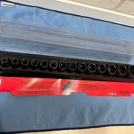 SNAP-ON 3/8dr 6角シャローインパクトソケットセット ミリ 214IMFMYA新品未使用品