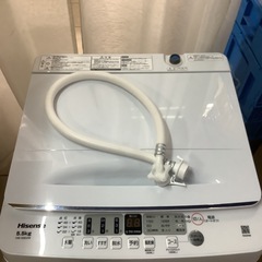 Hisense ハイセンス 洗濯機 HW-55E2W 2024年製 5.5㎏