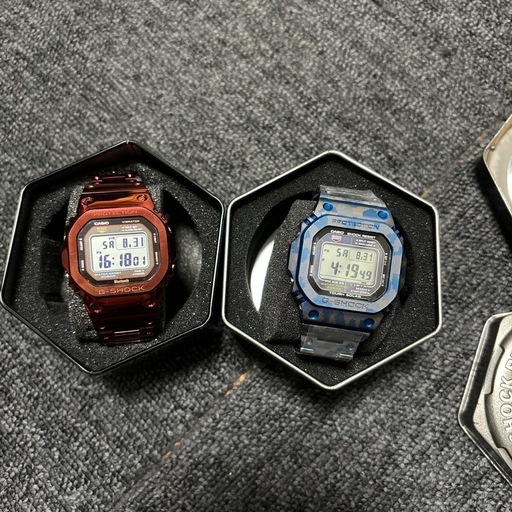 G-SHOCK MOD フルメタルカスタム Blue &RED model