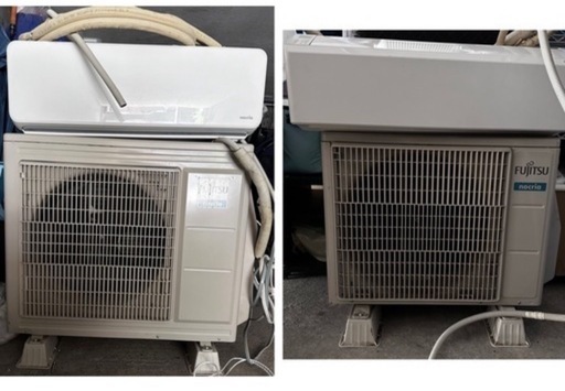 富士通　FUJITSU nocria ルームエアコン2台セット売り