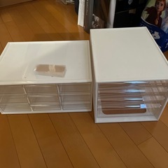 書類ケース・パーツケース2点セットの画像