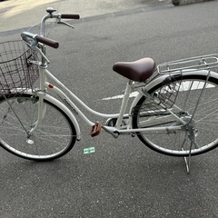 【美品】26インチ オートライト自転車 