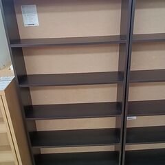 ★ジモティ割あり★  本棚 ブラック H59×D17×W134 ...