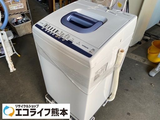 2018年製　HITACHI 全自動洗濯機　7kg NW-T74