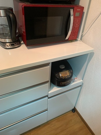 カップボード　120cm 食器棚　