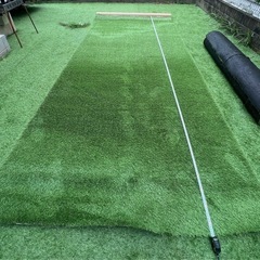 人工芝  防草剤シート付き