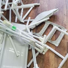 【週末のみ値引中】ジャングルジム 2セット分 ジャンク扱い 白の画像