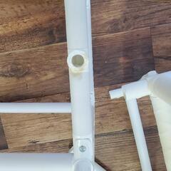 【週末のみ値引中】ジャングルジム 2セット分 ジャンク扱い 白の画像