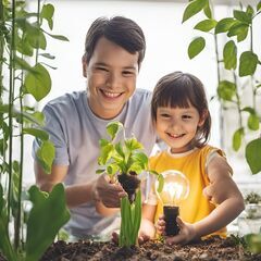 【無料】みんなで作る水耕栽培　観葉植物のワークショップの画像