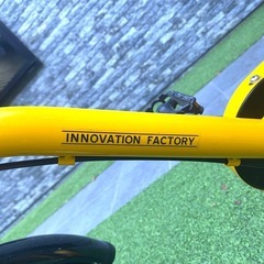 キッズ用自転車　美品　サイズ16 INNOVATION FACTORY　 オシャレなイエロー🚲の画像