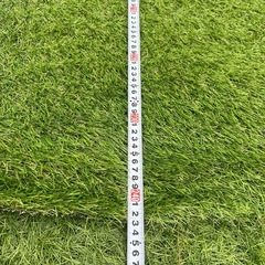 人工芝 防草剤シート付きの画像