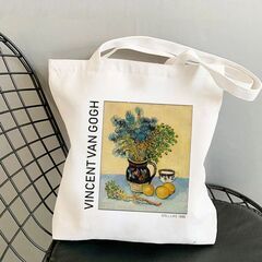 バッグ 鞄 ゴッホ 12本のひまわり キャンバス トートバッグ ...